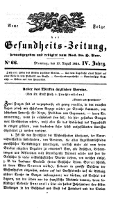 Populäre österreichische Gesundheits-Zeitung