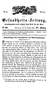 Populäre österreichische Gesundheits-Zeitung