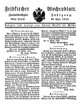 Feldkircher Wochenblatt