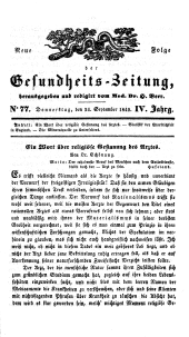 Populäre österreichische Gesundheits-Zeitung