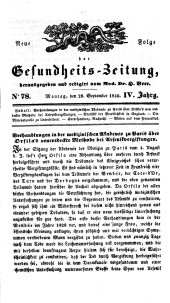 Populäre österreichische Gesundheits-Zeitung