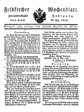 Feldkircher Wochenblatt