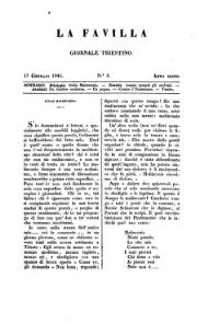 La Favilla giornale