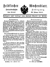 Feldkircher Wochenblatt