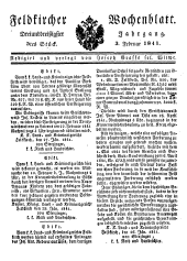 Feldkircher Wochenblatt