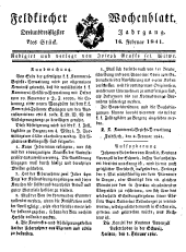 Feldkircher Wochenblatt