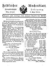 Feldkircher Wochenblatt