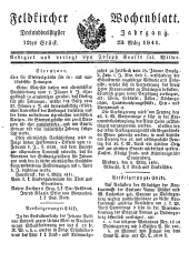 Feldkircher Wochenblatt