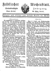 Feldkircher Wochenblatt