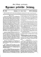 Agramer Zeitung