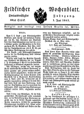 Feldkircher Wochenblatt