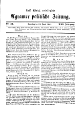 Agramer Zeitung