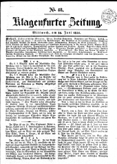 Klagenfurter Zeitung