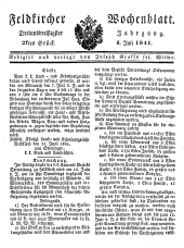 Feldkircher Wochenblatt