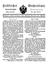 Feldkircher Wochenblatt