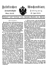 Feldkircher Wochenblatt