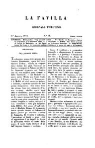 La Favilla giornale