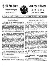 Feldkircher Wochenblatt