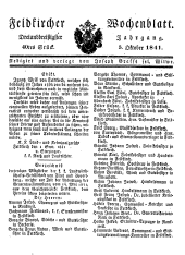 Feldkircher Wochenblatt