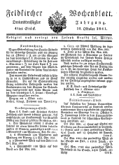 Feldkircher Wochenblatt