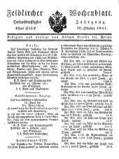 Feldkircher Wochenblatt