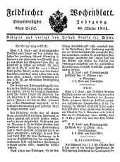 Feldkircher Wochenblatt