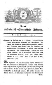 Medicinisch chirurgische Zeitung