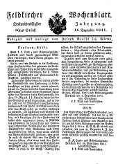 Feldkircher Wochenblatt