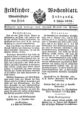 Feldkircher Wochenblatt