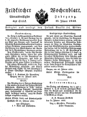 Feldkircher Wochenblatt