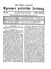 Agramer Zeitung