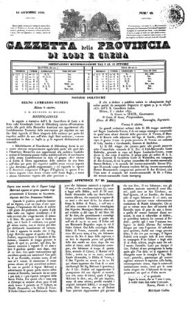Gazzetta della provincia di Lodi e Crema
