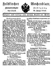 Feldkircher Wochenblatt