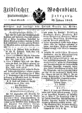 Feldkircher Wochenblatt