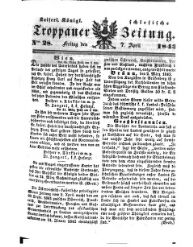 Kais. Königl. Schlesische Troppauer-Zeitung