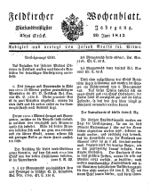 Feldkircher Wochenblatt