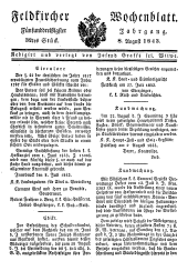 Feldkircher Wochenblatt