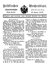 Feldkircher Wochenblatt