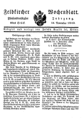 Feldkircher Wochenblatt