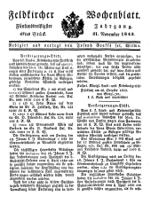 Feldkircher Wochenblatt