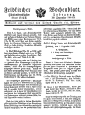 Feldkircher Wochenblatt