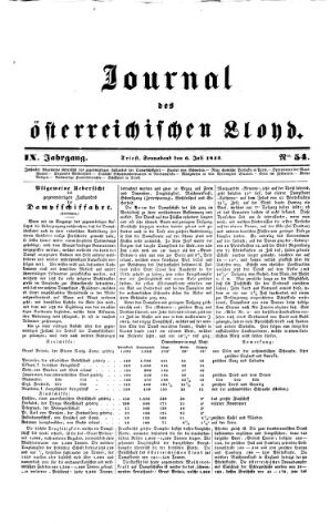 Journal des Österreichischen Lloyd