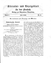 Übersicht: Literaturblatt