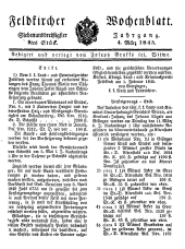 Feldkircher Wochenblatt