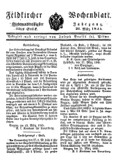 Feldkircher Wochenblatt