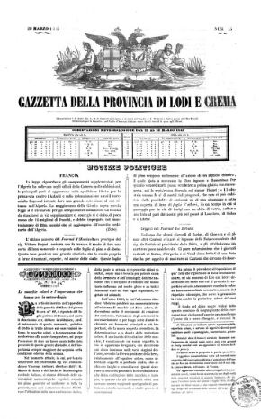 Gazzetta della provincia di Lodi e Crema