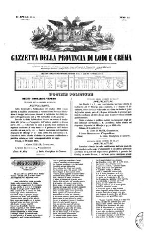 Gazzetta della provincia di Lodi e Crema