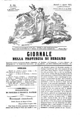 Giornale d'indizi giudiziarj della provincia di Bergamo