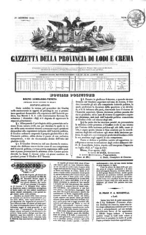 Gazzetta della provincia di Lodi e Crema