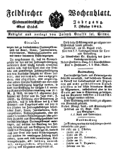 Feldkircher Wochenblatt